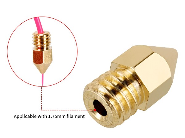 3D打印機(jī)黃銅噴嘴定制加工-3D打印機(jī)配件加工廠家